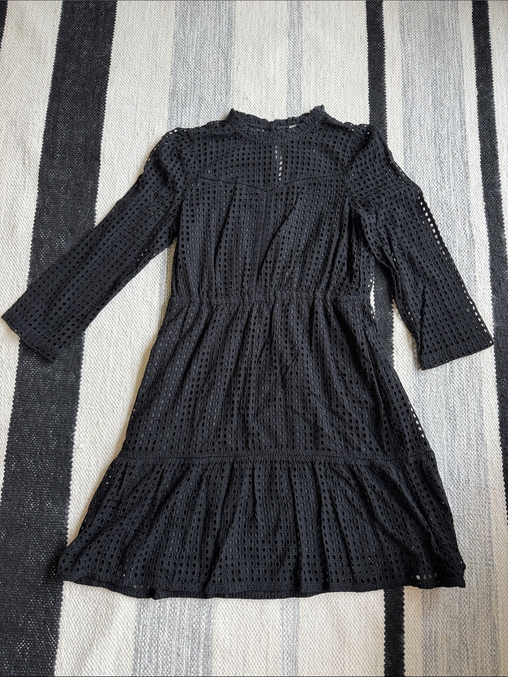J. Crew Point Sur Eyelet Midi Dress